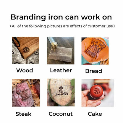 Customisable Metal Branding Iron for Wood, Leather, and More - Personalised Design by KoelntDIY - WoodArtSupply