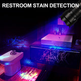 ULTRAFIRE UV Flashlight 395-405 nm Led Blacklight for Curing UV Glue, Leak Detector, Pet Urine Stain ULTRAFIRE