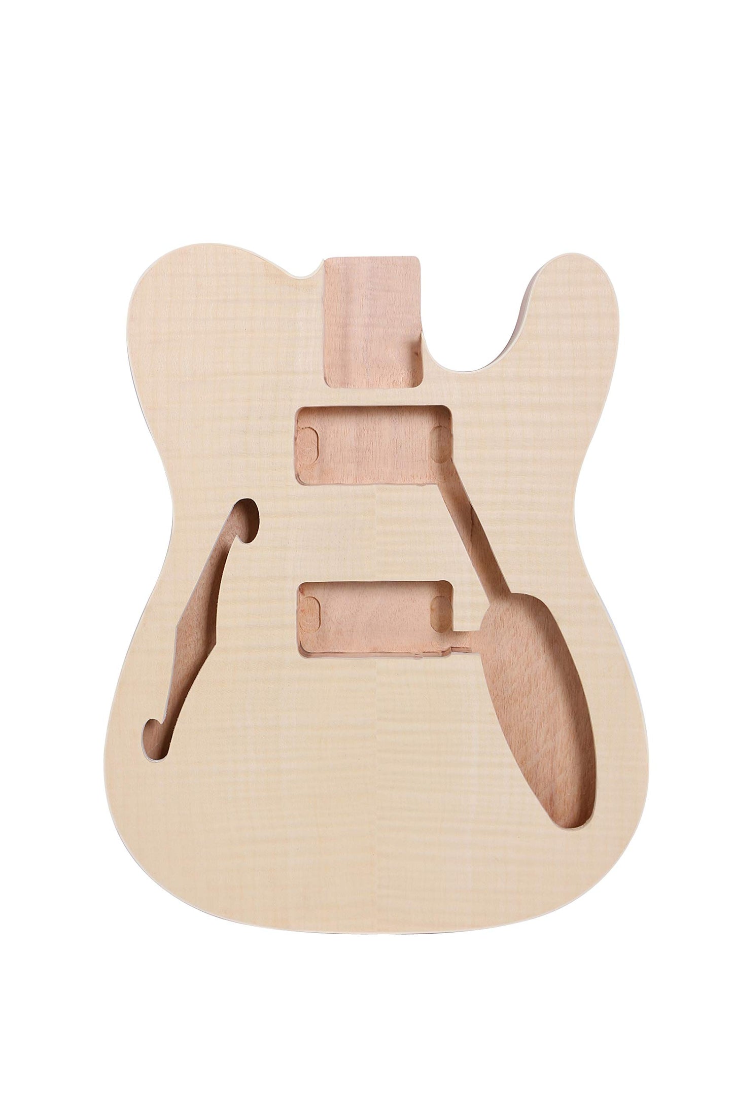 Unfinished Guitar Body Replacement Mahogany Maple wood For Tele Style Electric guitar - WoodArtSupply