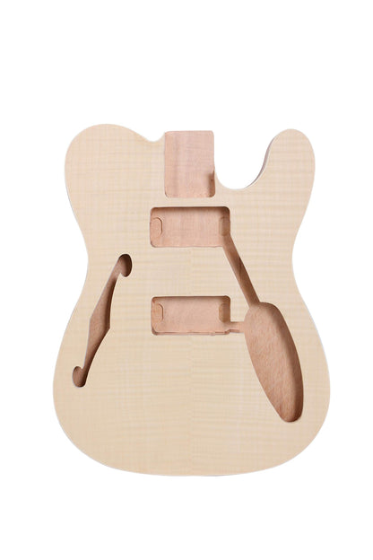 Unfinished Guitar Body Replacement Mahogany Maple wood For Tele Style Electric guitar - WoodArtSupply