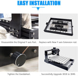 CNC 3018 Pro Upgrade Extension Kit For 3018 To 3040 Compatible For 3018 Pro CNC Engraving Milling Machine Generic