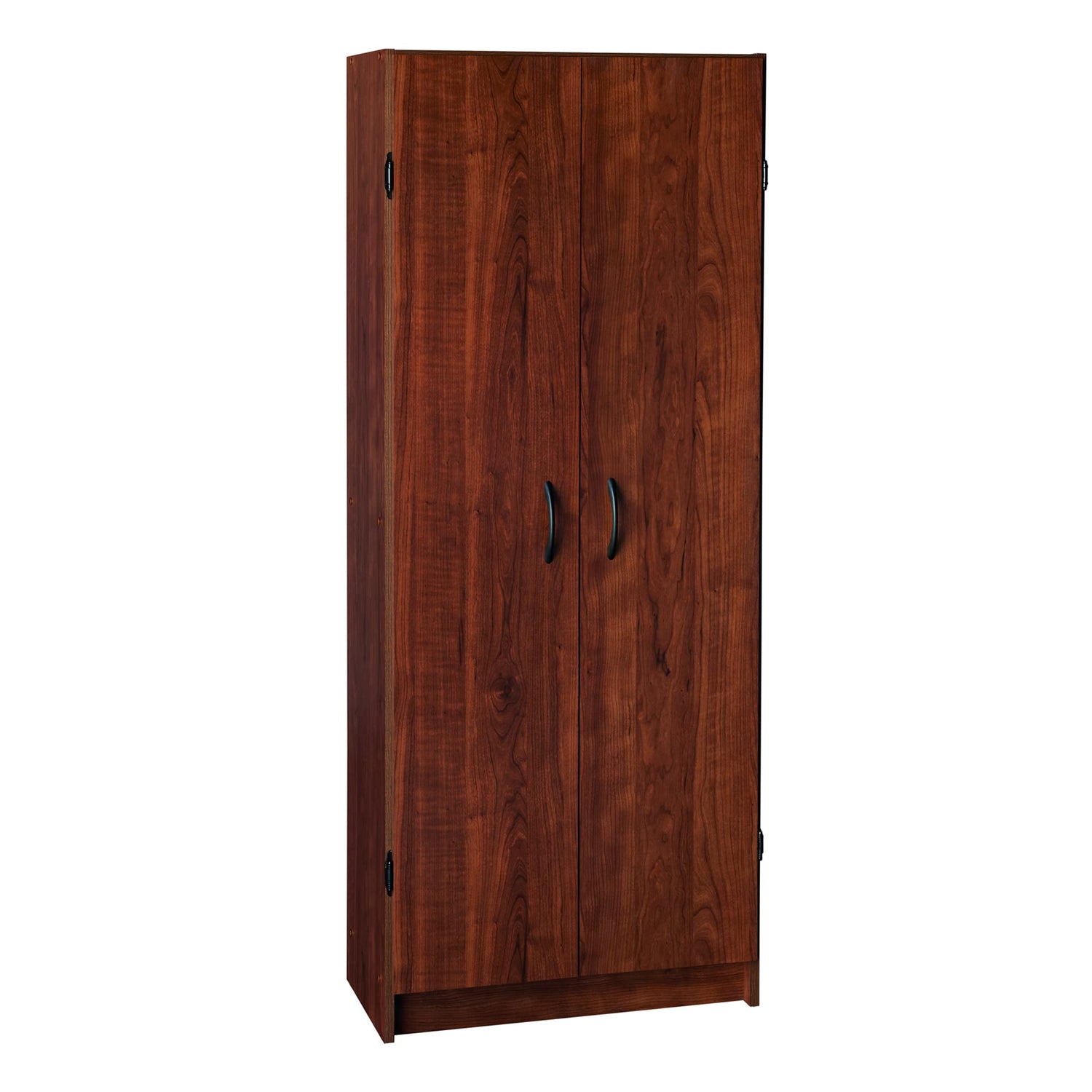 ClosetMaid Pantry Cabinet Cupboard with 2 Doors Adjustable Shelves, Standing, Storage for Kitchen, Laundry or Utility Room, Dark Cherry ClosetMaid