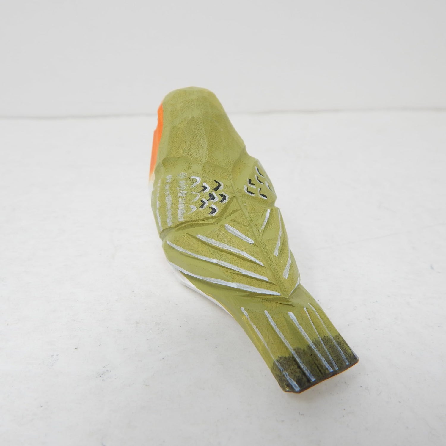 Selsela Dove Figurine Decoration Mourning Pigeon White Turtledove Bird Miniature Wooden Art Decoy Carved Small Animal Selsela