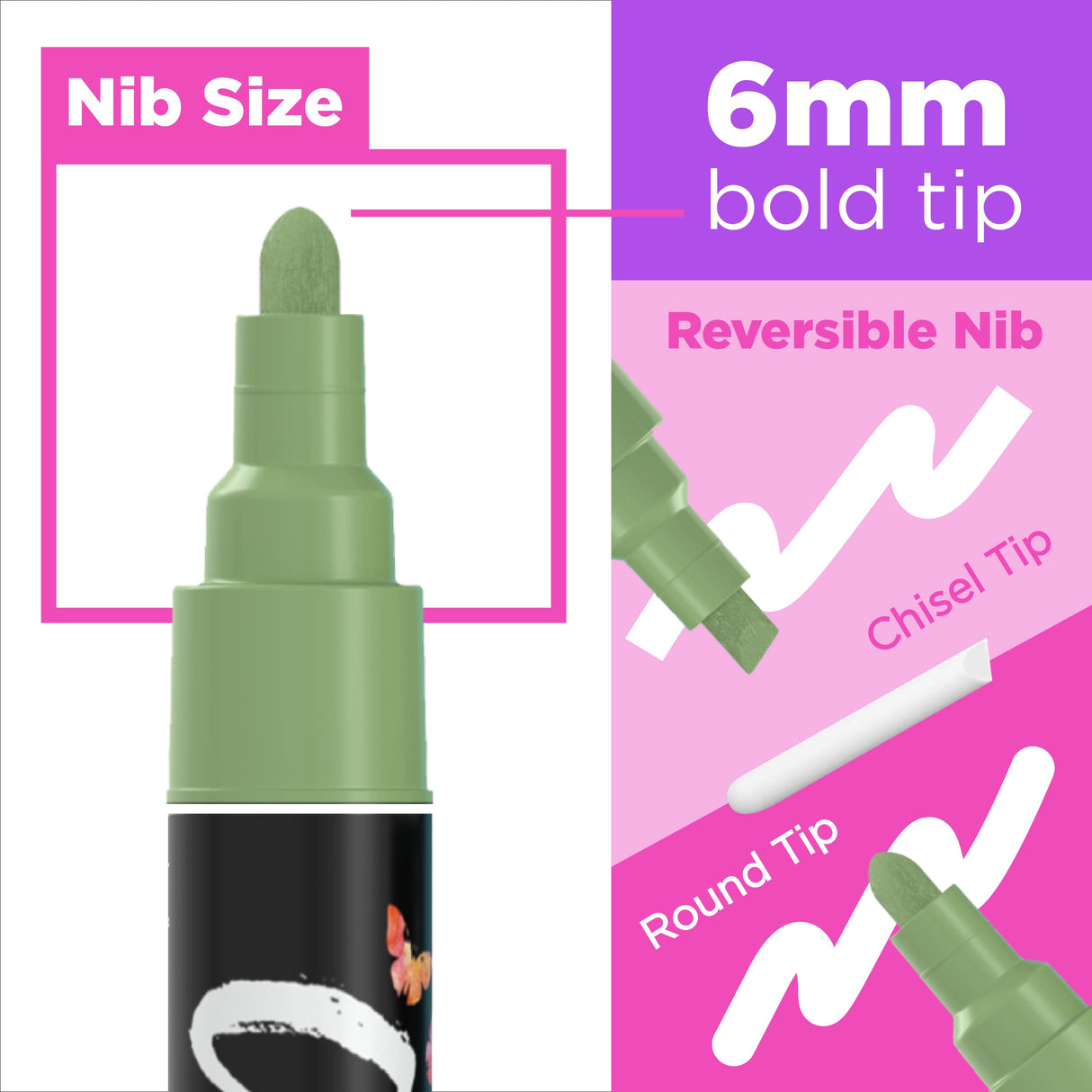 Chalkola Chalk Markers - Pack of 40 (Neon, Pastel & Metallic) Liquid Chalk Pens - For Chalkboard, Blackboard, Window, Labels, Bistro, Glass, Car, Chalkola