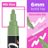 Chalkola Chalk Markers - Pack of 40 (Neon, Pastel & Metallic) Liquid Chalk Pens - For Chalkboard, Blackboard, Window, Labels, Bistro, Glass, Car, Chalkola