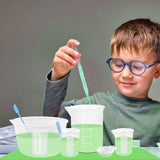 Silicone Measuring Cups Kit for Resin, Epoxy Supplies Set with 600ml, 250ml & 100ml Silicone Cups, Reusable Resin Supplies Cups with Silicone Mat, Sjubaopen