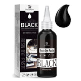 Black Epoxy Resin Pigment Paste - 3.4 fl.oz / 100ml High Concentrated Black Resin Dye Paste for Resin Art, River Table, UV Resin Jewelry Making - DecorRom