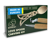 BeaverCraft, Wood Whittling Kit for Beginners DIY04 - Spoon Carving Kit - Wood Carving Whittling Hobby Kit for Adults and Teens - Wood Carving Hook BeaverCraft