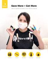 BURANO Nail Art Foil Glue Gel, 15ML 2 Bottles with 60PCS Foils Sticker, Nails Designer Adhesive Transfer Art UV LED Lamp Required BURANO