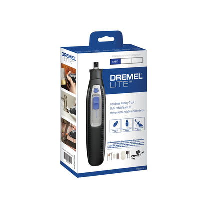 Dremel Lite 7760 N/10 4V Li-Ion Cordless Rotary Tool Variable Speed Multi-Purpose Rotary Tool Kit, USB Charging, Easy Accessory Changes - Perfect For - WoodArtSupply