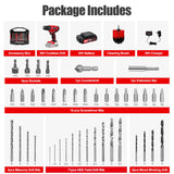 AVID POWER 20V Cordless Drill Set 320 In-lbs Torque Power Drill/Driver Kit with 41pcs Accessories and Drill Brush, 2 Variable Speed, 3/8'' Keyless AVID POWER