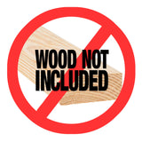 EZBUILDER 70187 Peak Style Shed Instant Framing Kit, 7'x8', Brown EZBUILDER