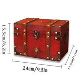 GemJelry Wooden Jewelry Box, Classical Wood Jewlery Box Jewelery Storage Box Case Holder Jewellery Chest Organizer Mom Gifts Mothers Day Gift for GemJelry