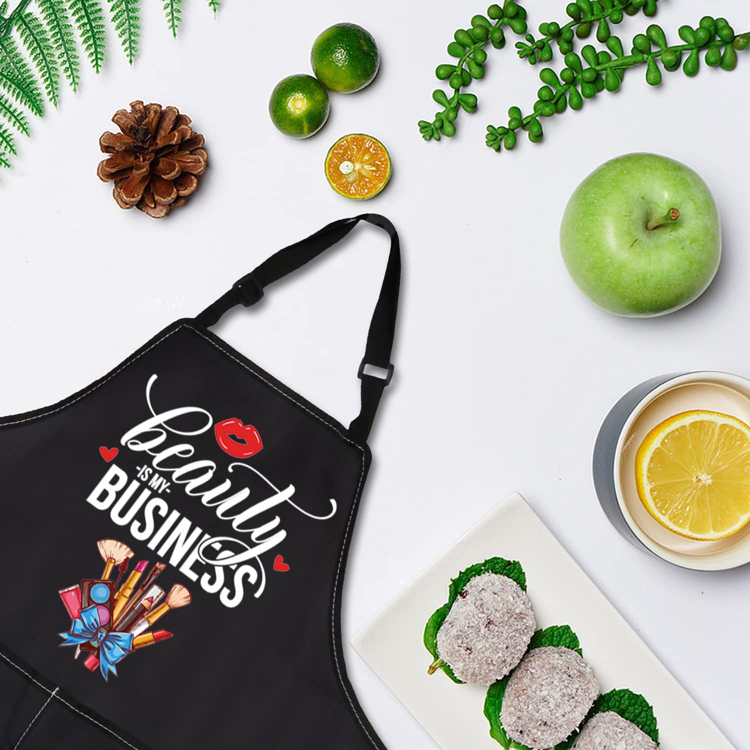 BDPWSS Makeup Artist Apron For Women Beauty Is My Business Esthetician Gift Cosmetology Student Gift Beautician Gift (My Beauty AP) BDPWSS