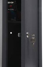 SK New Interiors Buffalo 1015 Gun Rifle Shotgun Metal Small Security Cabinet Safe Storage with Separate Pistol/Ammo Area SK New Interiors