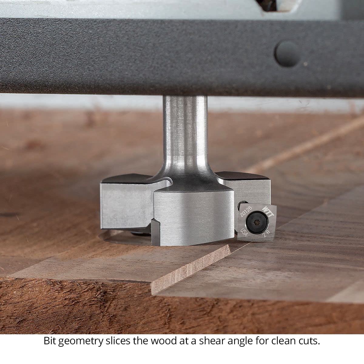 Woodpeckers Ultra-Shear Carbide Insert Slab Flattening Spoilboard Router Bit - 1/2" Shank Woodpeckers