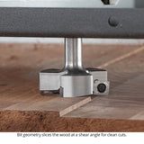 Woodpeckers Ultra-Shear Carbide Insert Slab Flattening Spoilboard Router Bit - 1/2" Shank Woodpeckers