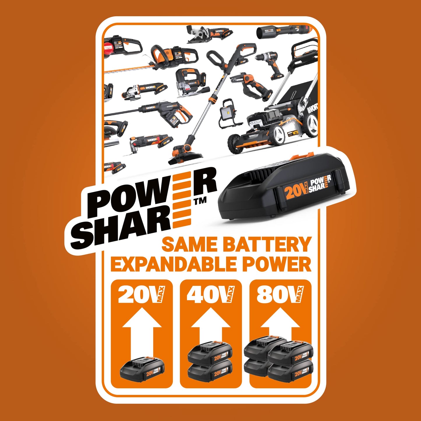 Worx 20V 3/8" Cordless Drill with 84pc Accessory Kit, Variable 2-Speed Drill Set 265 In-Lbs Torque 20+1 Clutch, Lightweight Compact Drill Driver - WoodArtSupply