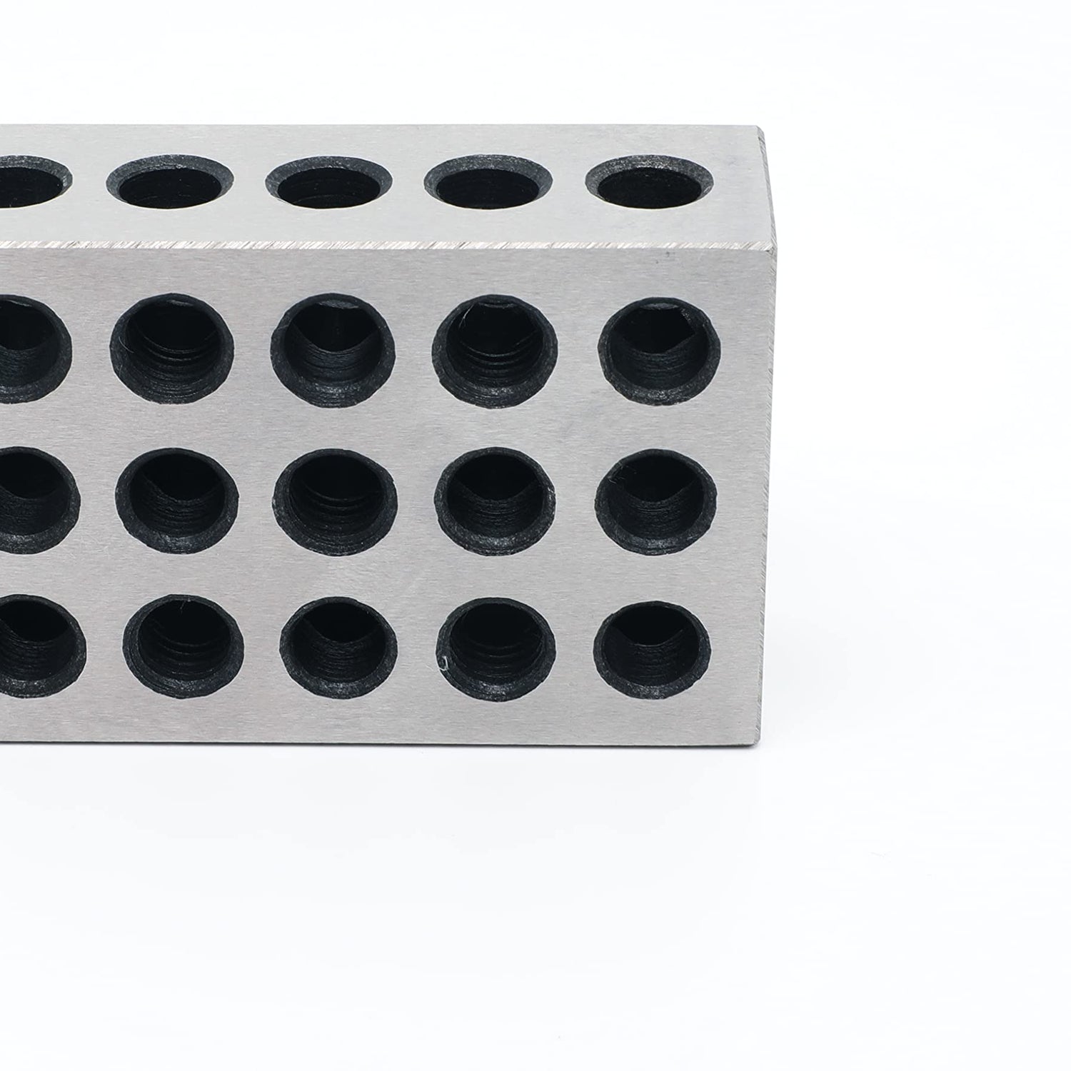 LLDSIMEX Pair 1" x 2" x 3" Precision Steel 1-2-3 Blocks 23 Holes LLDSIMEX