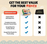 Bio Kintsugi Repair Kit Gold with Complet 15 Pages Booklet Manual 60g Gold Mica Powder for Japanese Gold Repair Kit DIY Craft Kits for Adults Pottery Plearty