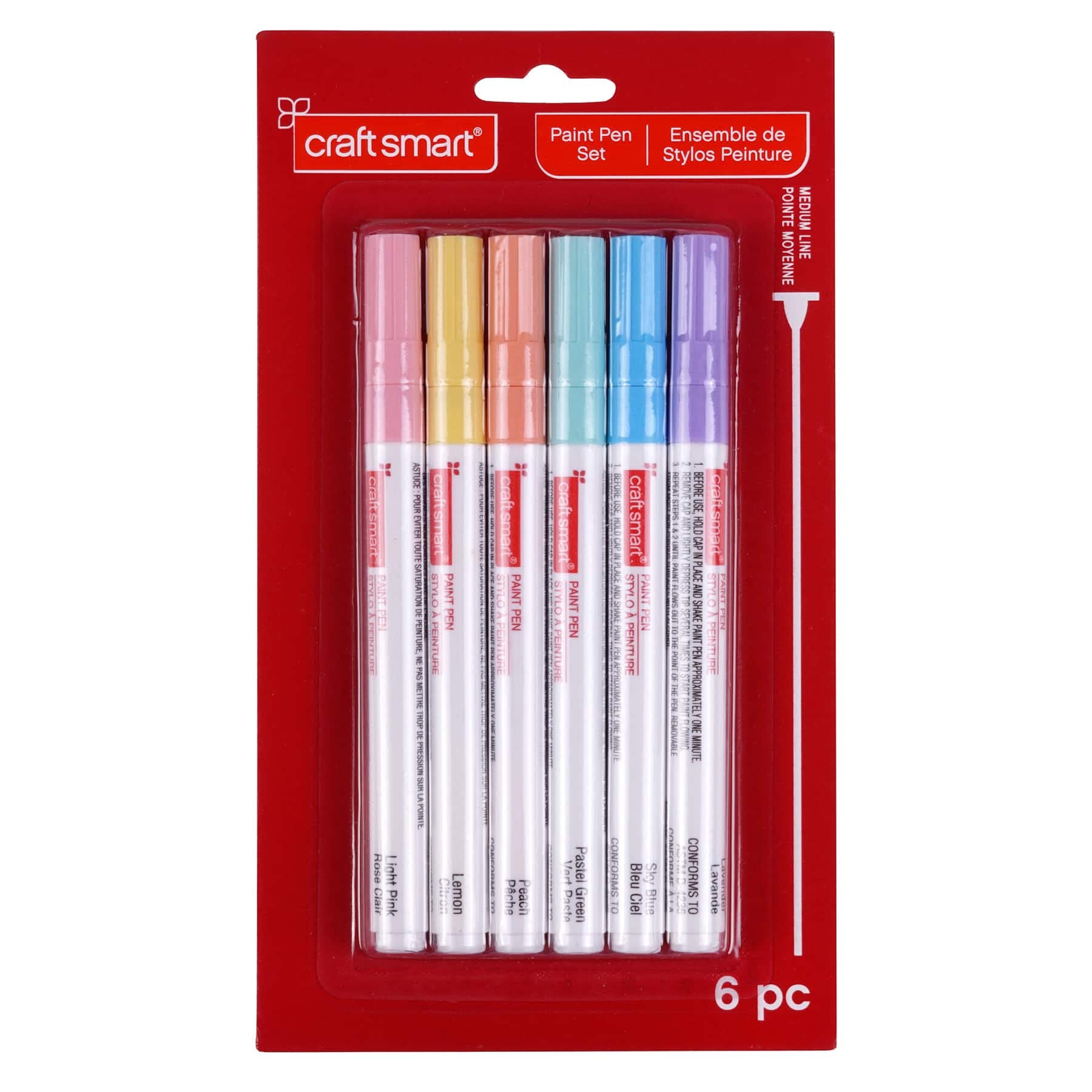 Fluorescent Broad Line Paint Pen Set by Craft Smart®