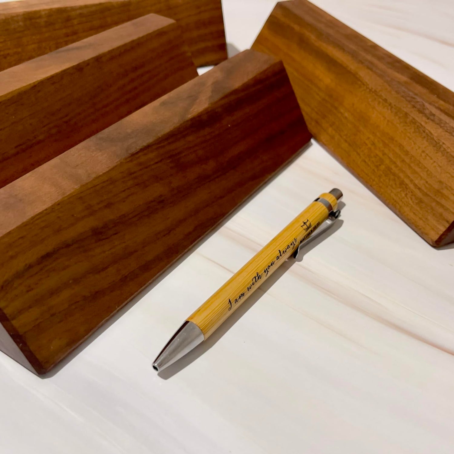 Wooden Solid Walnut Blank Desk Nameplate, Wooden Nameplate, DIY Personalizable Wooden Name Plaque for Office, Classroom or Gift (6" x 2") Generic