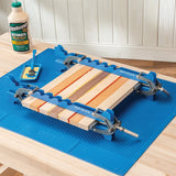 Mini Deluxe Panel Clamps (2-Pack) - Powerful Four-Way Pressure Cabinet Clamps - Sawtooth Pattern Mini Clamp Set w/Clamp Rails, Storage Rack & More - ROCKLER