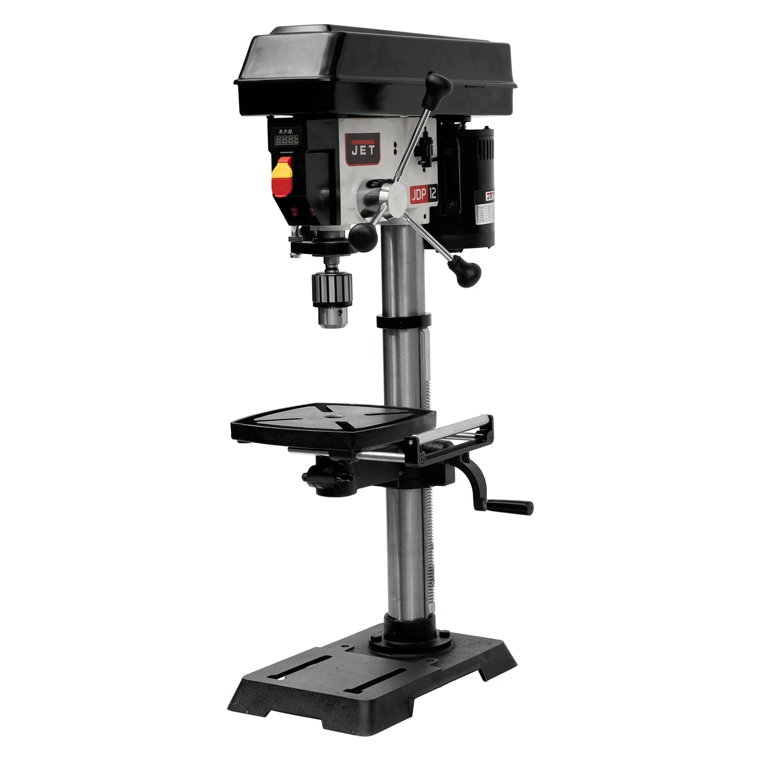 JET 12-Inch Variable-Speed Benchtop Drill Press, 1/2 HP, 1Ph 115V (JWDP-12) Jet