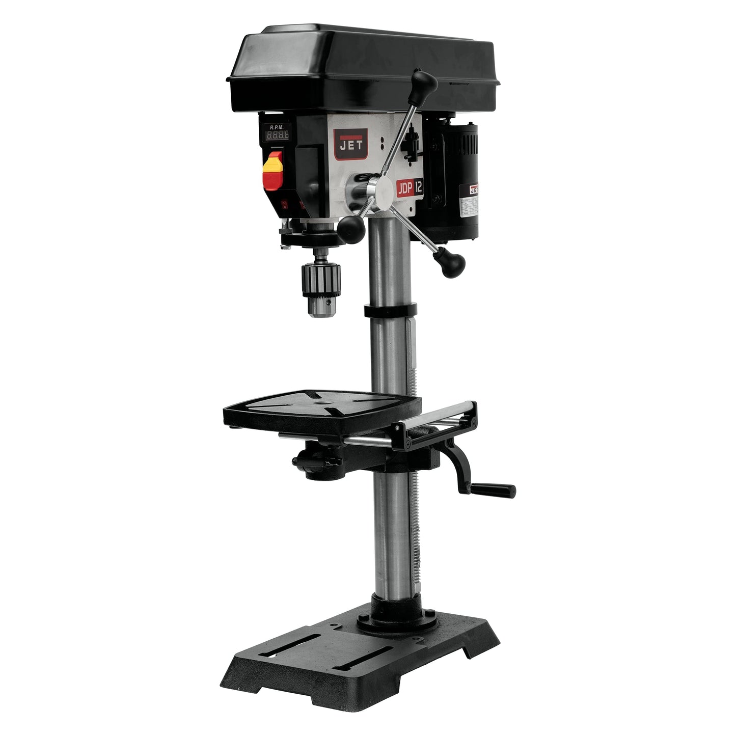 JET 12-Inch Variable-Speed Benchtop Drill Press, 1/2 HP, 1Ph 115V (JWDP-12) - WoodArtSupply