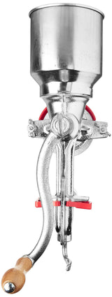 Victoria Manual High-Hopper Grain Grinder, Made in Colombia, Silver Victoria