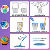 Epoxy Resin - 100oz Crystal Clear Epoxy Resin Kit for Casting and Coating, Table Tops - Bubble Free Fast Curing 2 Part Art Resin for Jewelry Making, Limino