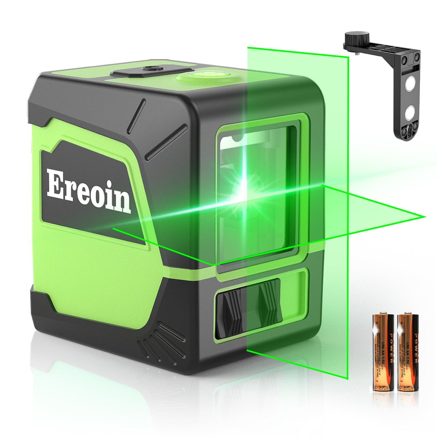 Laser Level Self-leveling Green Cross laser tool with vertical and horizontal lines,360 degree rotation self-leveling mode&IP54 waterproof for Ereoin