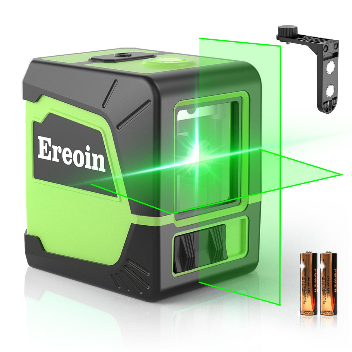 Laser Level Self-leveling Green Cross laser tool with vertical and horizontal lines,360 degree rotation self-leveling mode&IP54 waterproof for Ereoin