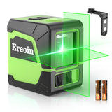 Laser Level Self-leveling Green Cross laser tool with vertical and horizontal lines,360 degree rotation self-leveling mode&IP54 waterproof for Ereoin