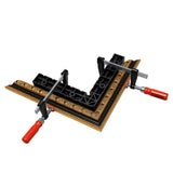 Milescraft 4011 8" ClampSquares - 90 Degree Corner Clamp, Positioning/Assembly Squares for Pictures Frames, Boxes, Etc Black Milescraft