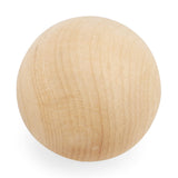 LEXININ 5 PCS 3.5 Inch Craft Wood Ball, 9cm Unfinished Wooden Round Ball, Natural Round Wood Sphere for Crafts, DIY Projects, Decoration LEXININ