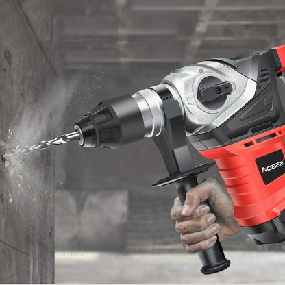 AOBEN Rotary Hammer Drill with Vibration Control and Safety Clutch,13 Amp Heavy Duty 1-1/4 Inch SDS-Plus Demolition Hammer for Concrete-Including 3 - WoodArtSupply