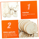 20pcs Baby Decoration Baby Wall Embellishments Unfinished Wood Cutouts Baby Shower Party Supplies First Birthday Party Decoration Baby Wood Sign SEWOART