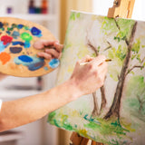 Wood Canvas Boards Unfinished Wooden Panel Boards Wood Paint Pouring Panels for Painting Drawing Home Decor (8 Pieces,12 x 12 x 0.8 Inches) Youyole