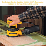 Sander Dust Bag 608354-00SV for Dewalt Orbital Sander Replaces for Dewalt Sander Parts 608354-00, 380412-00 and 624307-00 RMSPO