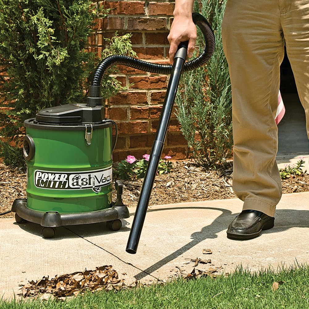 PowerSmith PAVC101 10 Amp Ash Vacuum,Green / Black POWERSMITH
