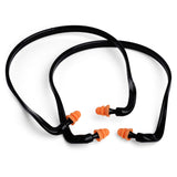 2 Pairs Soft Banded Silicone Reusable Washable Ear Plugs for Sleeping Swimming Noise Hearing Protection Earplugs Music Concerts Construction Shooting Quality Plugs by Rips