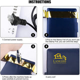 Custom Electric Branding Iron with Brass Head and Wood Handle for Woodworking and Crafts Arokimi