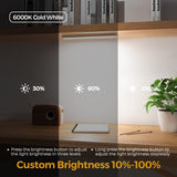 Under Cabinet Lights Motion Sensor LED Light, USB-C Rechargeable Dimmable Wireless Magnetic Stick-Anywhere Night Light for Kitchen, Wardrobe, DEALGADGETS
