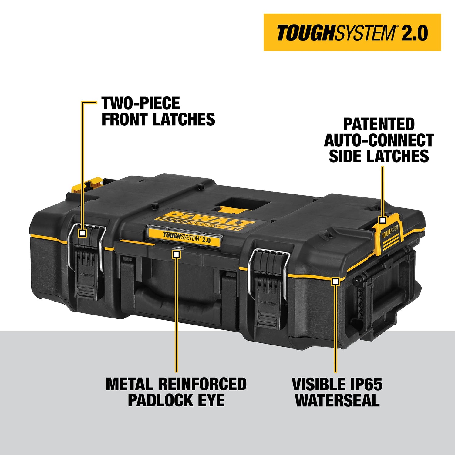 DEWALT DWST08165 TOUGH SYSTEM 2.0 TOOL BOX DEWALT