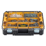 DEWALT TSTAK Tool Organizer, Holds Up To 44 lbs., Clear Lid Organizer, Compartments for Small Tools and Accessories (DWST17805) DEWALT