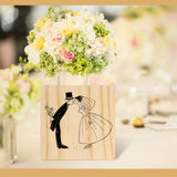 40 Pcs Unfinished Square Wood Coasters Wooden Coasters for Crafts Thick Blank Coasters DIY Wood Coasters with Non Slip Dot Stickers for DIY Arts Meanplan