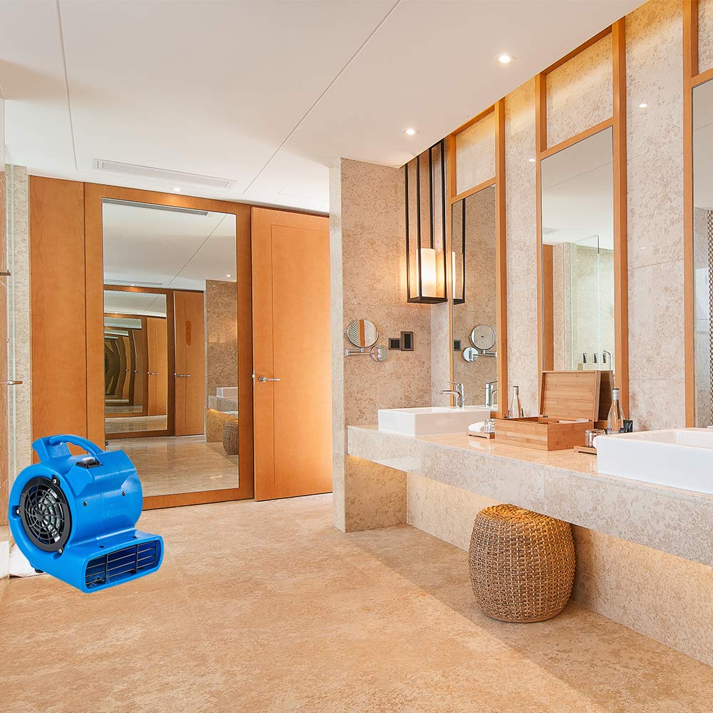 MOUNTO 1/8HP 600cfm Air Mover Floor Dryer Utality Fan Blower MOUNTO