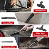 Vacmaster VOC508S 1102 5 Gallon Stainless Steel Wet Dry Shop Vacuum and 3 Gallon Ash Tank Combo Vacmaster