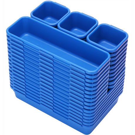 42 Pack Tool Box Organizer Tool Tray Dividers, Rolling Tool Chest Cart Cabinet Workbench Desk Drawer Organization and Storage for Hardware, Parts, KeFanta